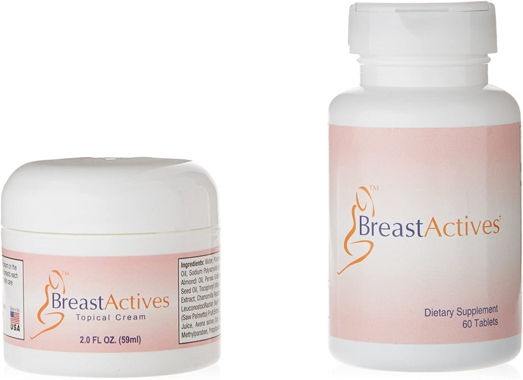 Breast Actives All Natural Breast Enhancement Supplement Capsules