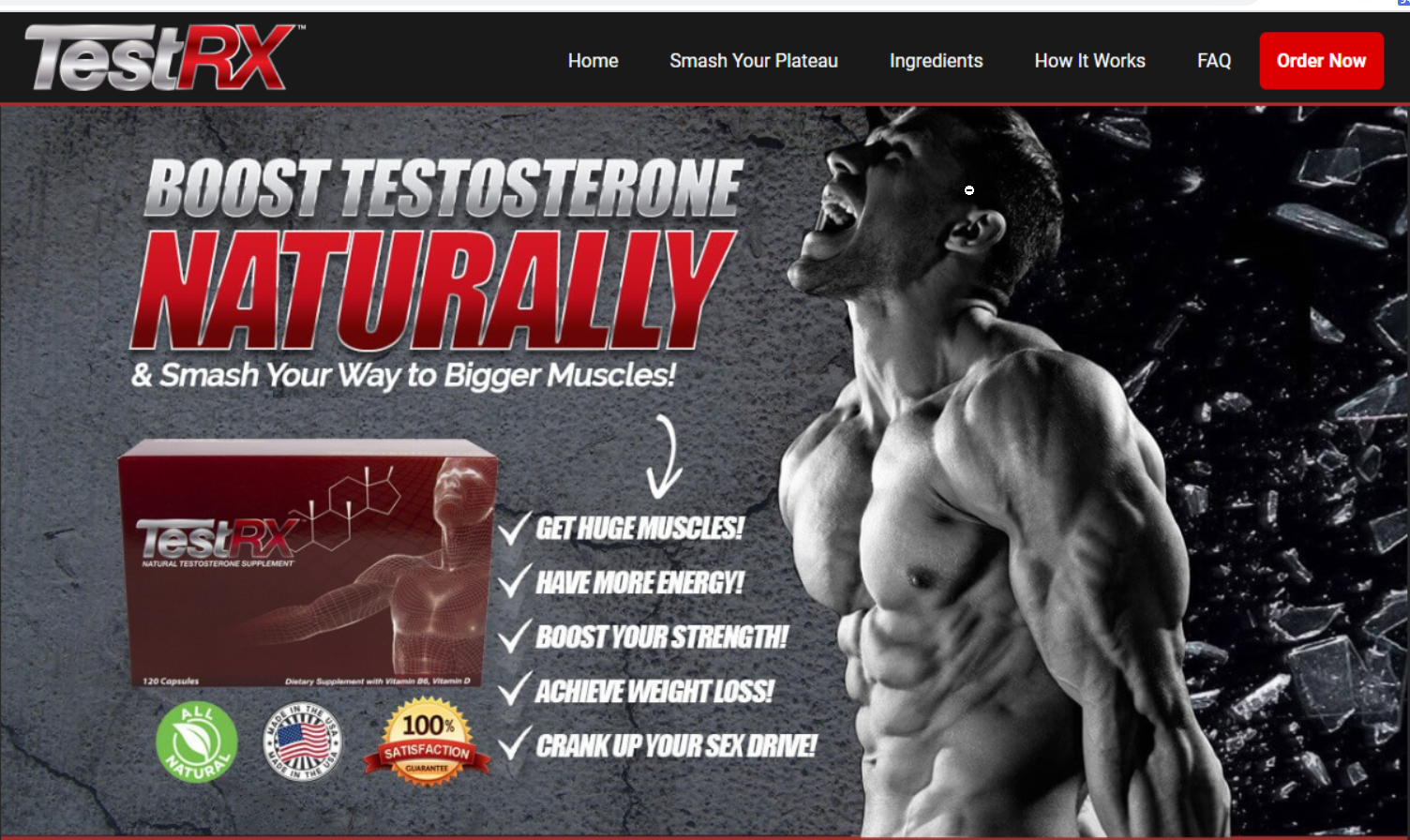 boost testosterone naturally TestRx all natural