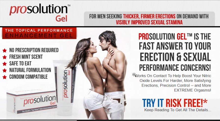 prosolution gel topical performance enhancement gel safe to eat mint scent